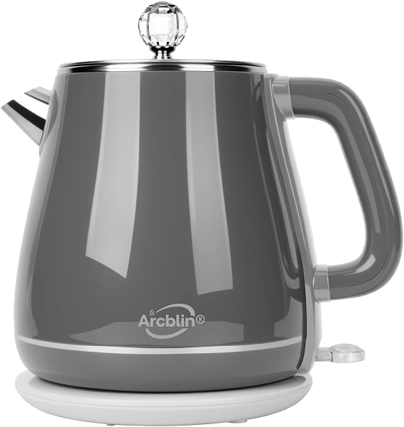1.8L Electric Kettle, Tea Kettle with Fast Boil 1350W,Gray