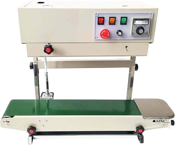Continuous Sealing Machine, Continuous Band Sealer Machine, Automatic Continuous Sealing Machine for Aluminum foil bag, plastic bag, 110V, FR-880