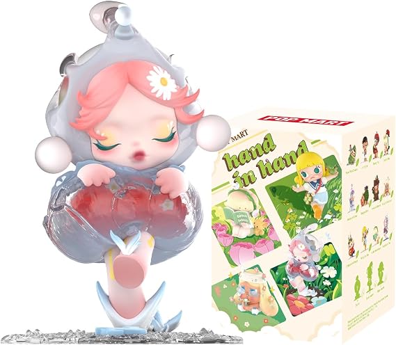POP MART Hand in Hand Series Figures 1Box Articulated Character Premium Design Gifts for Women Fan-Favorite Chic Art Toy Action Figure, Gift