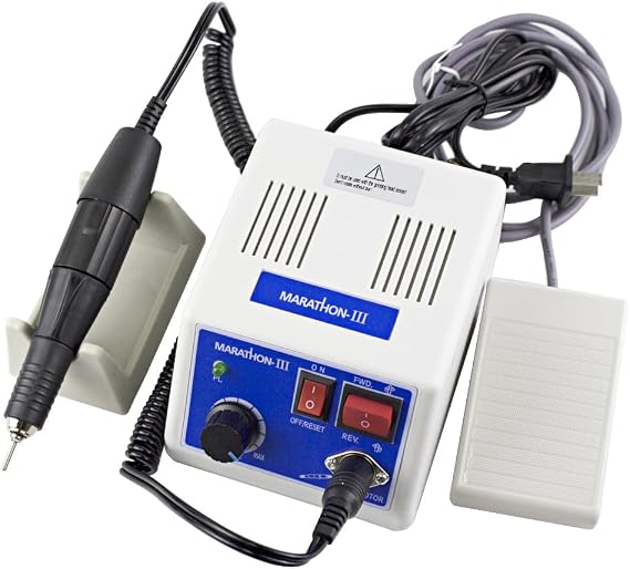 Marathon-III Micro Motor Engraving Sanding Machine with Handpiece Kit, for Jewelry Laboratory Use