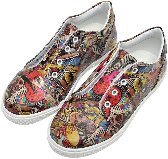DOGO Personalize Your Life Tino - Printed Sneakers - Boys Fashion - Fun Designs - Casual Style - Vegan, Environmentally Friendly and Handmade - Breathable Design