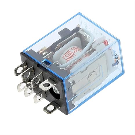 1pcs General Purpose LY2NJ HH62P Electronic Micro Electromagnetic Relay LED Lamp 10A 8 Pins Coil DPDT DC12V 24V AC110V 220V(DC 24V)