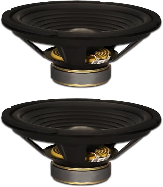 2 Goldwood Sound GW-210/8 OEM 10" Woofers 220 Watts each 8ohm Replacement Speakers
