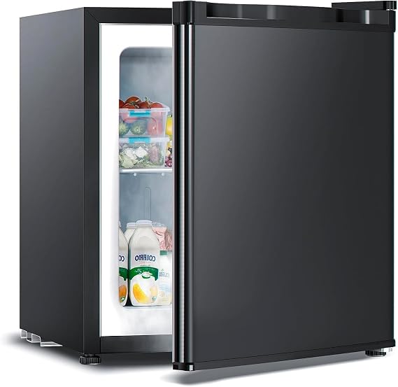 Electactic 1.1 Cu.ft Small Freezer, Mini Upright Freezer for Bedroom, Black