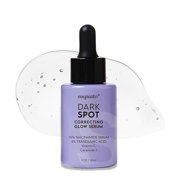 suquato Dark Spot Remover Serum For Face Hyperpigmentation & Melasma Care Dark Spot Correcting Glow with Tranexamic Acid + Niacinamide + Vitamin C (30ml)
