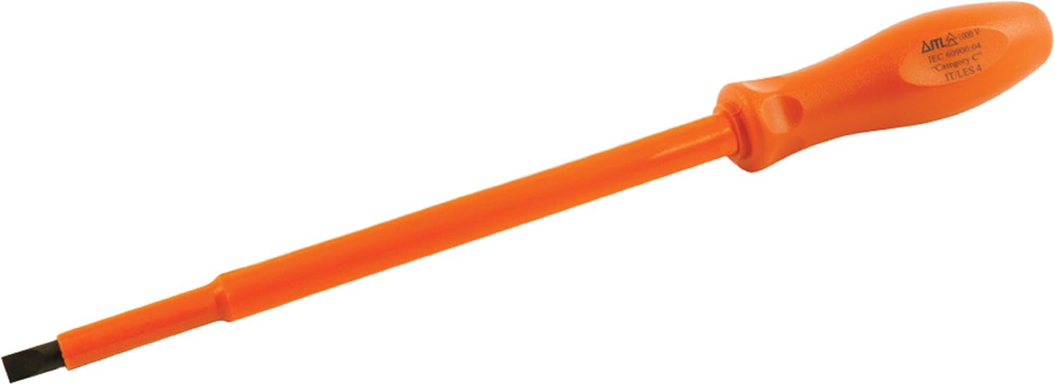 CH Hanson USC01880 Insulated Slotted Electricians Screwdriver Blade, 316-Inch X 3-Inch
