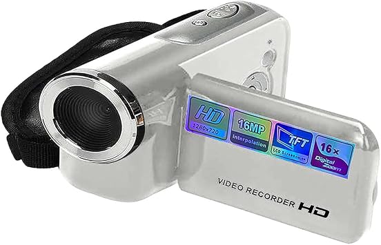 Digital Camera for Beginner, 16 Million Mp Mini Vlogging Camera, Cameras for Photography with 2in LCD Continuous Shooting, Face Detection, Vintage Camera, Cool Stuff, Travel Essensials