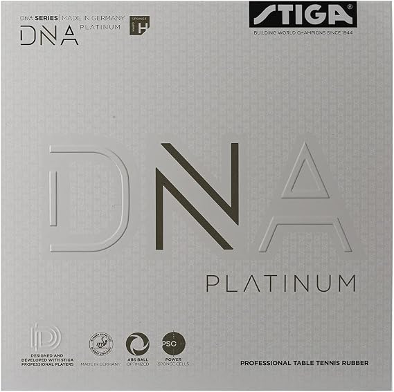 STIGA DNA Platinum H Table Tennis Rubber | Hard Professional Table Tennis Sheet for Maximum Control & Powerful Spins - Full Stroke Control - Made in Germany