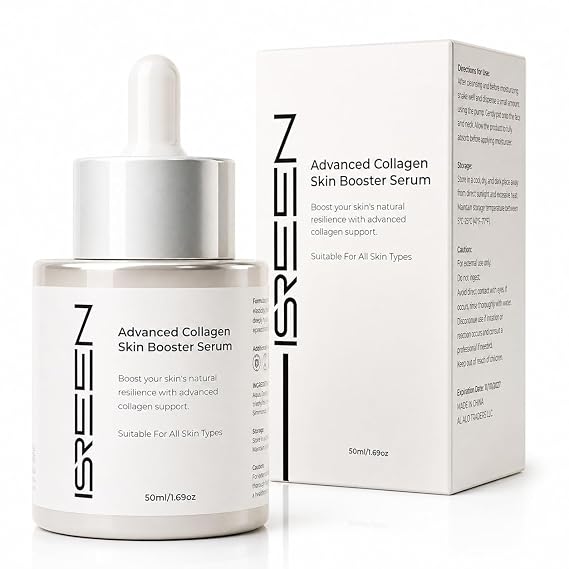 Advanced Collagen Serum Korean for Skin Booster | Dermatologist Tested with Hyaluronic Acid, Niacinamide & Ginseng |Korean Serum for glow & Radiance for All Skin | 50ml