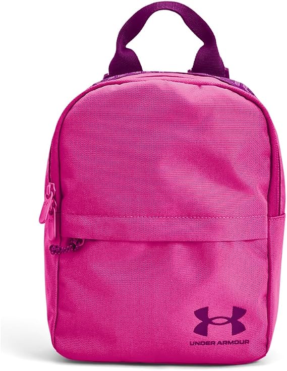 Under Armour unisex-adult Loudon Mini BackpackDISC, (652) Rebel Pink/Mystic Magenta/Rebel Pink, One Size
