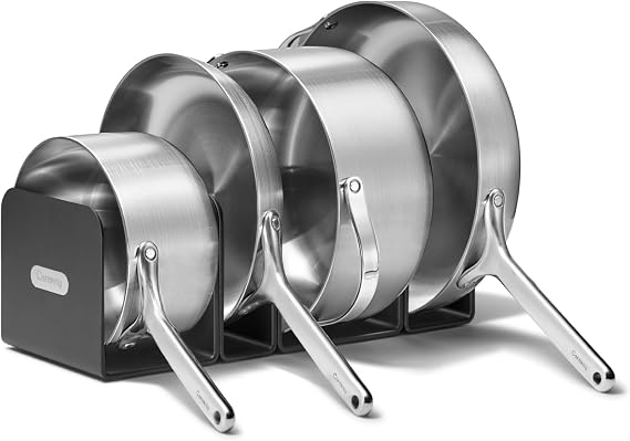 Caraway 12-Piece Stainless Steel Cookware Set