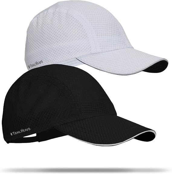 TrailHeads Men's Race Day Running Hat, Quick Dry, Moisture Wicking