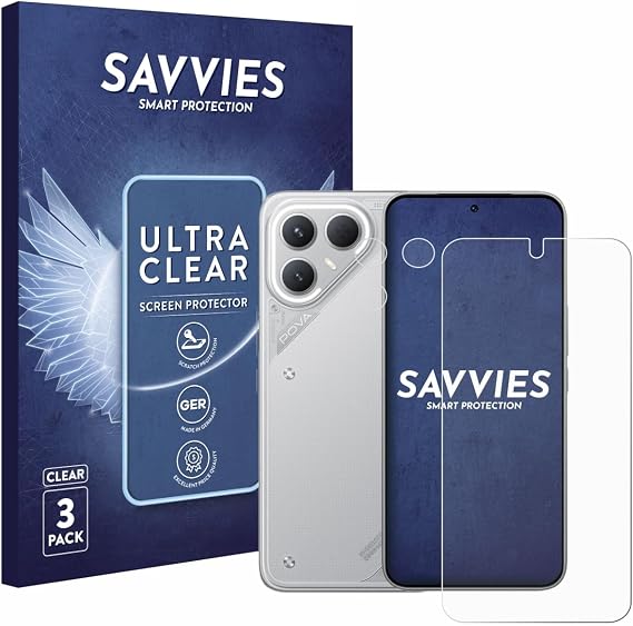 Savvies Protection Film compatible with Tecno Pova 7 Pro