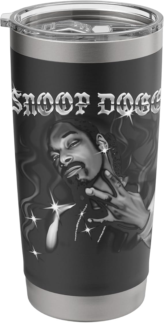 Official Snoop Dogg Airbrush Photo Stainless Steel Insulated Tumbler