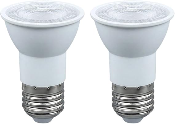 2-Pack PAR16 LED Bulb Long Neck 5W E26 E27 Screw Base (Warm White 2700K)
