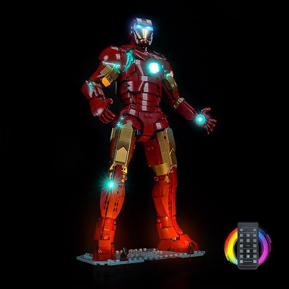 RC Led Light Set Compatible with Lego Iron Man Mark 3 Collectors' Edition