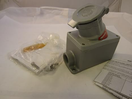 Appleton Efsc175-2023 Explosion Proof 125v-ac 20a Plug & Receptacle B211902