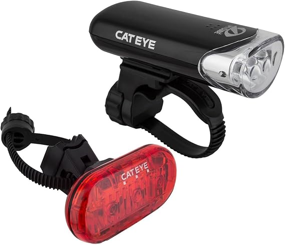 CAT EYE - HL-EL135 LED Bike Headlight - Optional Omni 3 Rear Tail Light