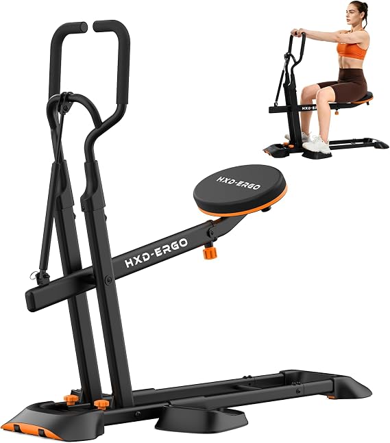 HXD-ERGO Deep Squat Machine for Home with 3-Level Adjustable Seat
