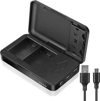 JYJZPB A7 III NP-FZ100 Battery Charger with 2 SD Card Slots and USB Output for Sony A7IV, ZV-E1, ZV-E10 II, FX30, FX3, A9, A1, A6600, A6700, A7R III, A7R V, A7S III, A7R III Battery Charger Only