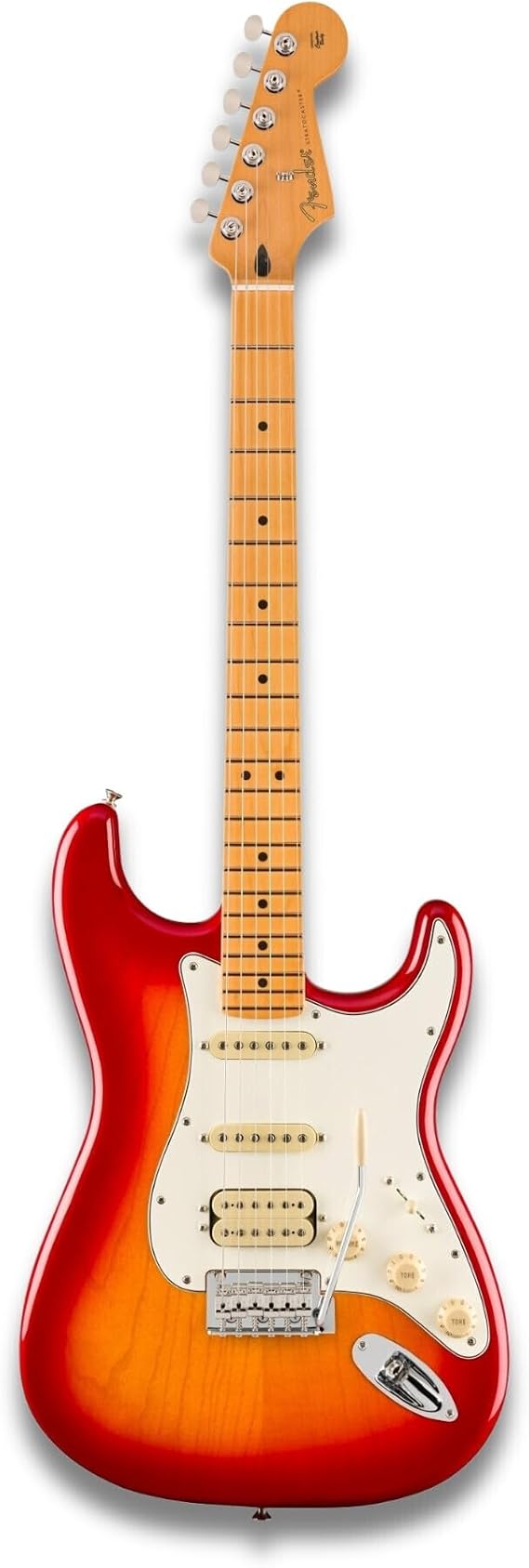 Fender Player II Stratocaster HSS, Maple Fingerboard, Aged Cherry Burst