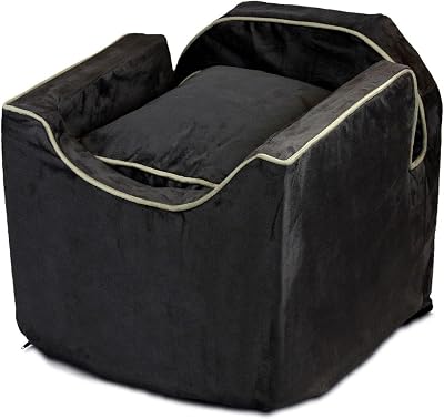Small Snoozer Luxury Lookout Car Seat, Black and Herringbone