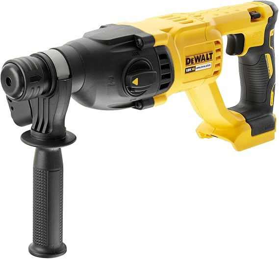DEWALT 18V XR Brushless Cordless SDS-Plus Hammer Drill, Bare, DCH033N-XJ