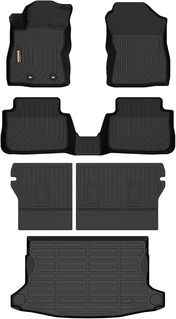 Binmotor-Floor Mats & Cargo Liner for Subaru Crosstrek 2024-2026 & Subaru Impreza 2024-2026 (Not for Hybrid) All Weather Car Mats for Crosstrek Accessories-Black