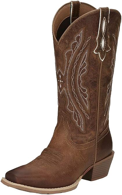 Justin Ladies Rein Square Toe Boots