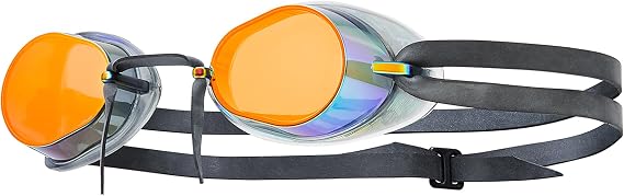 TYR Socket Rockets 2.0 Goggles - Low Profile Swedish Adult Racing Eyewear | Low-Profile Swedish Frame | Wide Peripheral View Lenses | Anti-Leak Plastic Rubber Gaskets | Adjustable Socket Nose Bridge