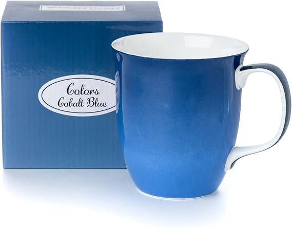 McIntosh Colors Cobalt Blue Fine Bone China Java Mug