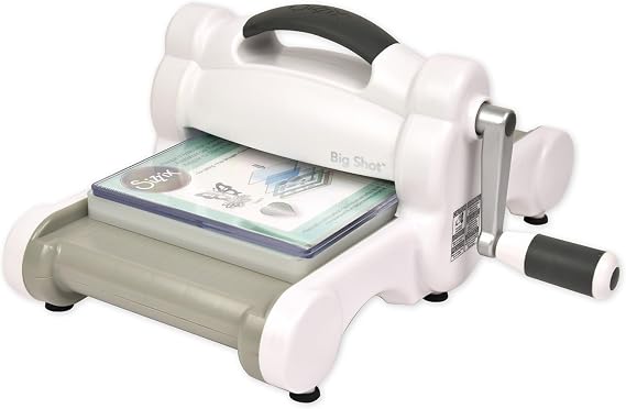 Sizzix Big Shot delme ve kabartma makinesi, sanat ve el işi için, kartlar, koleksiyon defteri ve günlük tutmak için