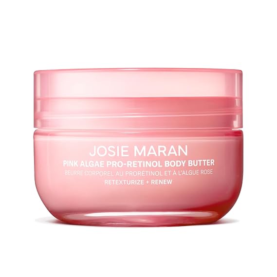 Josie Maran Pink Algae Pro-Retinol Whipped Body Butter, 6 fl oz