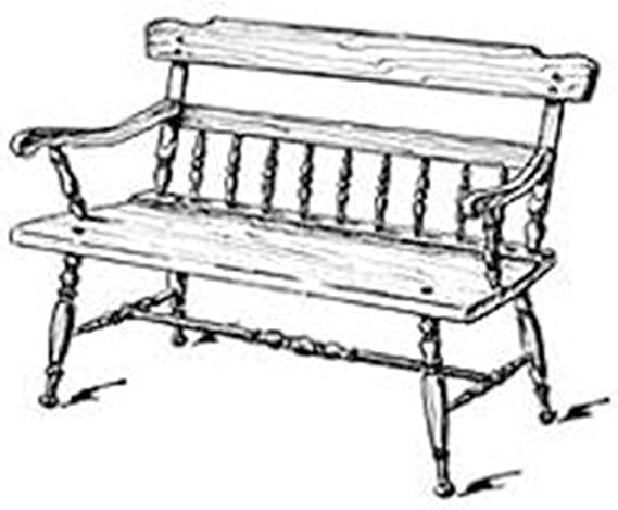 Project Paper Plan to Build Squire Bench - Material Not Included