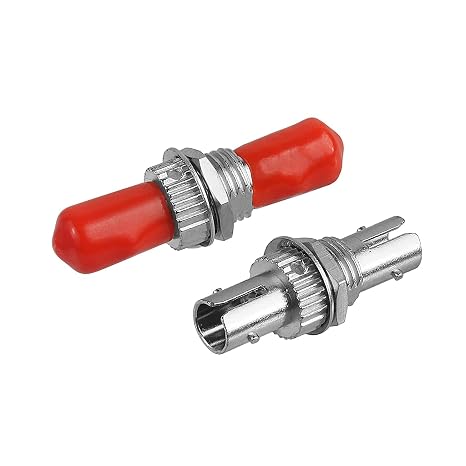 2 Pack Visual Fault Locator 50Km Fiber Tester VFL Tester Kit Including Fiber Optic Cable Tester with Single Mode 9/125um FC Male to LC Female Adapter(Red)