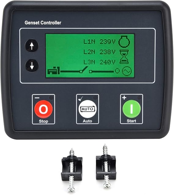 Self Starting Generator Controller LCD Display 3 Phase Mains Detection Control Board DSE4520 air compressor fan control panel lcd display generator controller