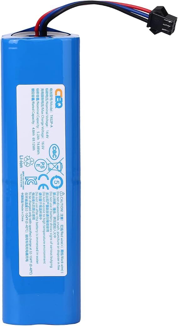 CBQ for Proscenic M7 Pro Battery Replacement:M7 Pro Uoni V980 Plus V980 Max M8 Pro M7 Max ROIDMI EVE Plus,Lydsto R1,VIOMI S9,Coredy L900,Kyvol Cybovac S31,Onson J30 Pro Robot Vacuum Cleaner