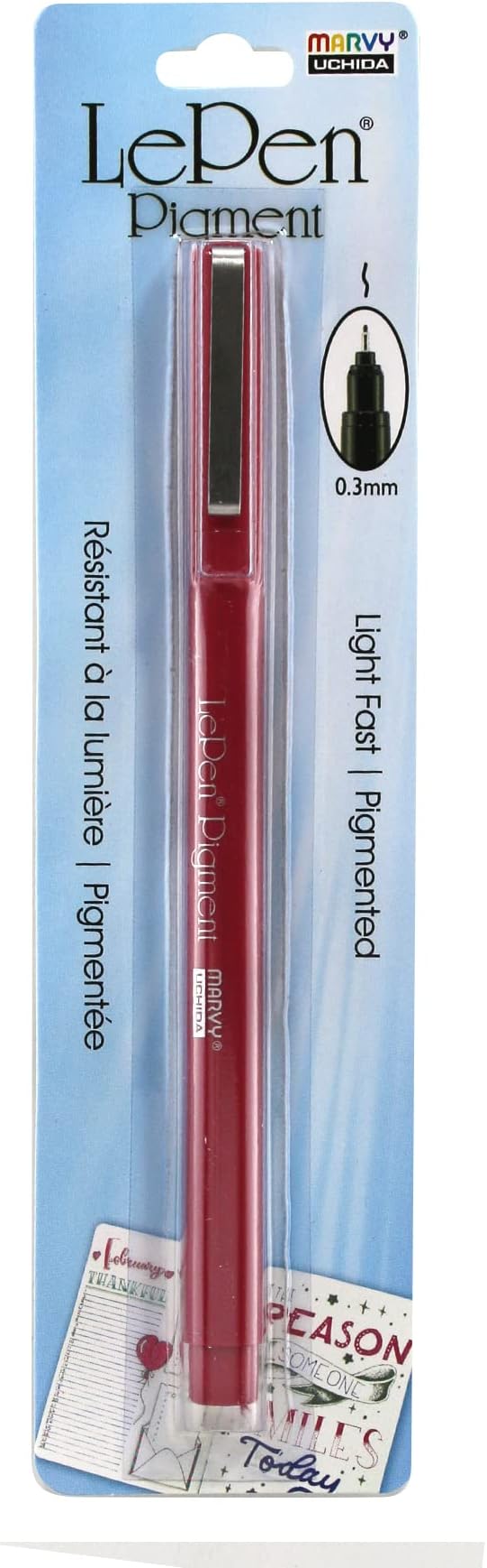 Uchida Burgundy Le Pen Pigmented