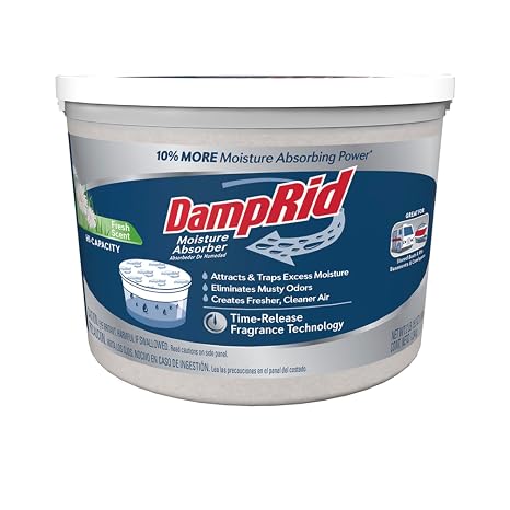 DampRid Hi-Capacity Moisture Absorber Bucket, 2 Pack Fresh Scent, 2 lb. 15.5 oz.