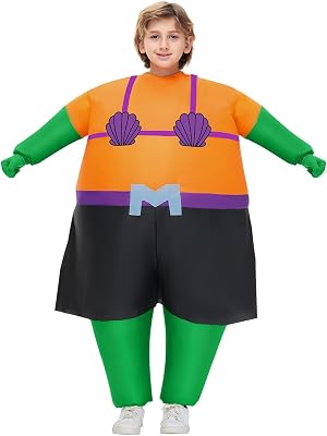 Inflatable Costume for Kids,Halloween Costumes Funny Blow Up Costumes for Boys Girls,Cosplay Party