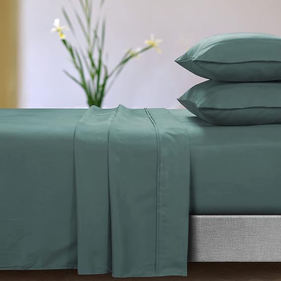 Tribeca Living Twin Microfiber Sheet Set, Atlantic