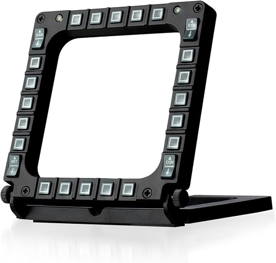 Thrustmaster MFD Cougar Pack - Pair of Programmable USB Cockpit Panels with 20 Buttons and 4 Switches per MFD