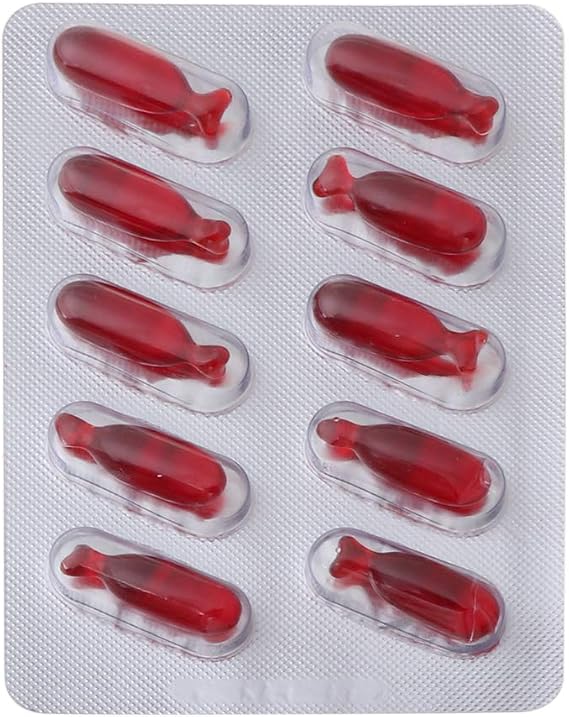10pcs Halloween Fake Blood Plasma Pills for Horror Funny Joke Pr