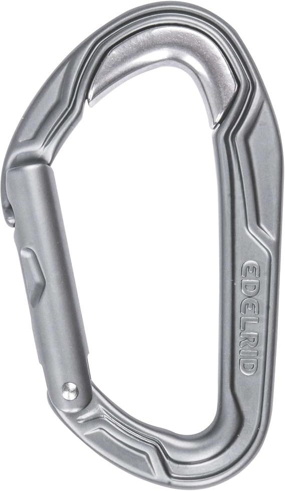 EDELRID Bulletproof Non-Locking Carabiner - Slate Straight Gate