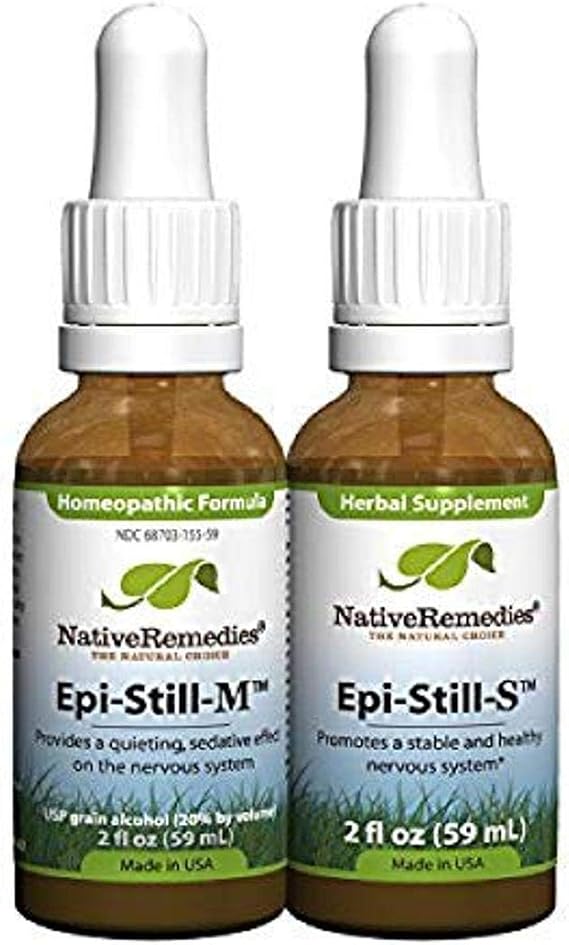 Native Remedies Complete Epi-Still ComboPack - All Natural Remedies Reduce Nervous System Spasms, Promote Calmness, Balance Brain and Nervous System Function