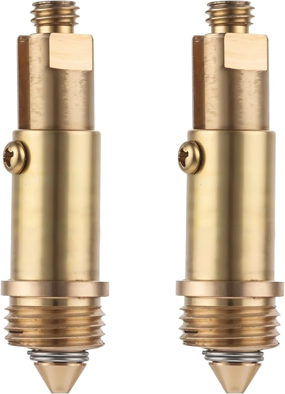 2 Pcs Basin Sink Clicker Pop Up Tub Drain Stopper Sink Pop Up Stopper Pop Up Bolt Basin Bath Sink Drain Click Clack Replacement Plug Bolt Spring Brass Push Spring Plug for Most Sink Tub Basin Drain