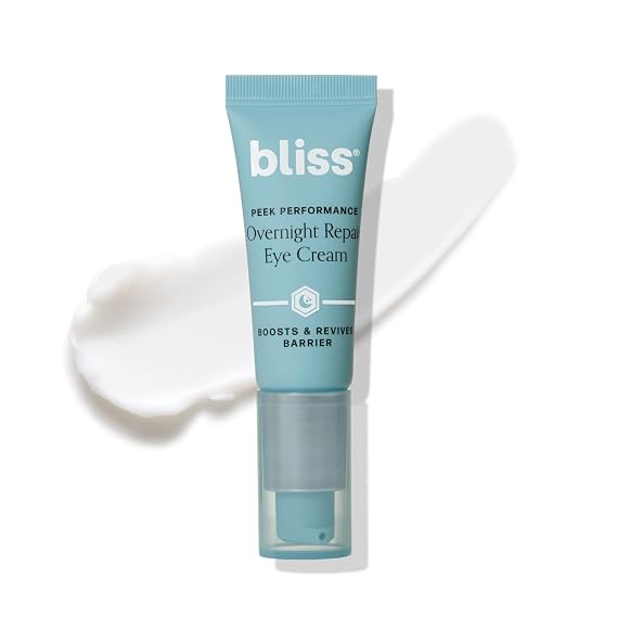 Bliss Peek Performance Overnight Repair Eye Cream - 0.7 Oz - Gentle Formula