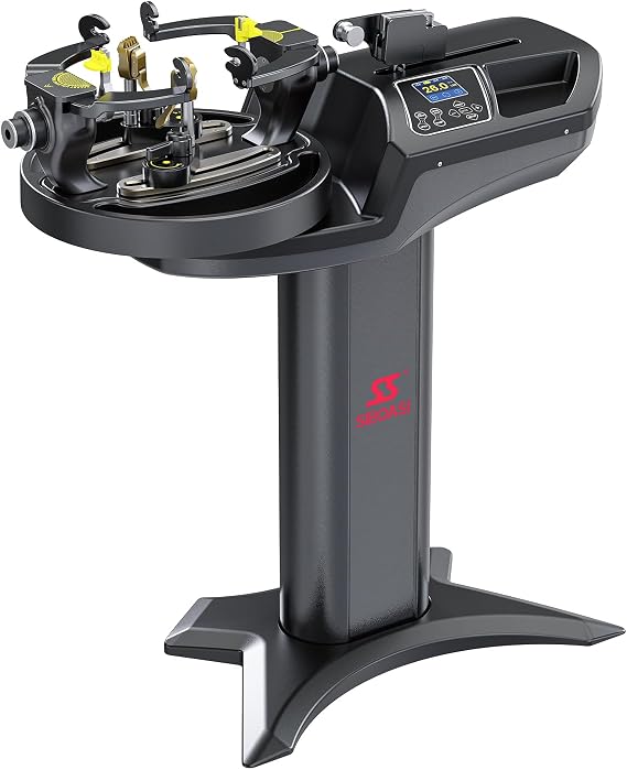 S2169 Badminton Stringing Machine Automatic Electric Standing Badminton Racket String Machine Pro Racquet Stringer Restring Machine with Tools