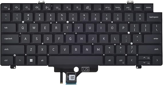 Replacement Keyboard for Dell Latitude 5420 5421 5430 5431 5440 5450 7420 7430 7520 7530, Precision 3470 3480 3490 Series Laptop with Backlit P/N: MV4X8 0MV4X8, US Layout