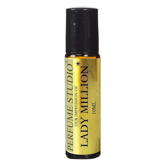 Perfume Studio Premium Fragrance Oil IMPRESSION Compatible with :-(*LADY-MILLION*PERFUME)_(WOMEN)-; 100% Pure No Alcohol Oil